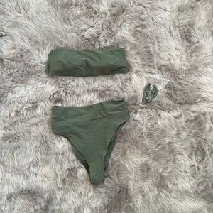 Green small aerie swimsuit